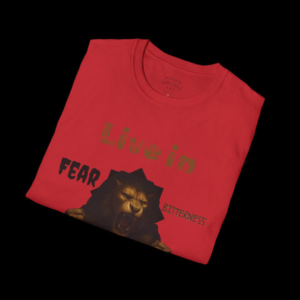 Breakthrough by JetLion Statement Tee of Unshakable Defiance | Duperfans x Phrazorblade Collaboration - Motivational Tee, Animal Lover Gift, Everyday Casual Wear, Fitness Apparel