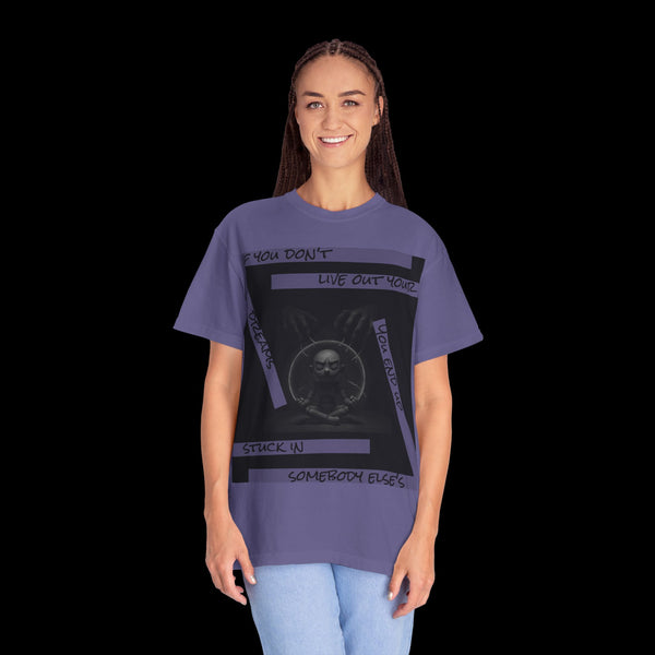 Phrazorblade by JetLion presents Detach | Inspirational Graphic Tee, Motivational T-Shirt, Unisex Casual Wear, Gift for Dreamers, Everyday Comfort, Unique Statement Shirt