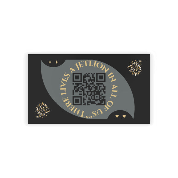 Business Cards - JetLion Apparel Unique Modern QR Code Design for My JetLion Alum