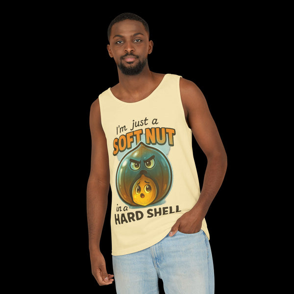 Phrazorblade by JetLion presents OnGuard – Emotional Armor Tank for the Bold and Reserved | Summer Wear, Gift for Him/Her, Casual Layering, Animal Lovers
