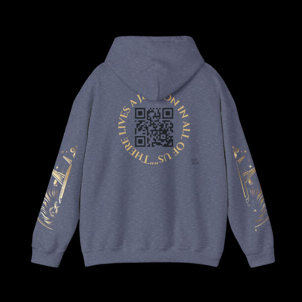 Manifest by JetLion Streak Hoodie:  Unisex Luxury Streetwear x Gift for Him x JetLion Signature Drop