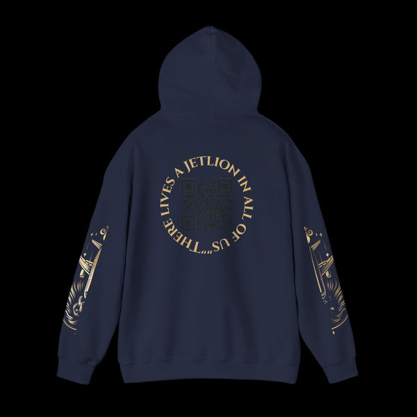 Manifest by JetLion Streak Hoodie:  Unisex Luxury Streetwear x Gift for Him x JetLion Signature Drop