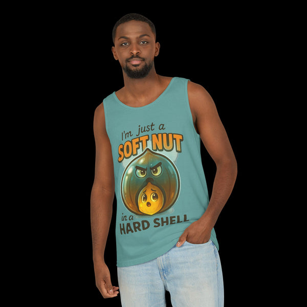 Phrazorblade by JetLion presents OnGuard – Emotional Armor Tank for the Bold and Reserved | Summer Wear, Gift for Him/Her, Casual Layering, Animal Lovers