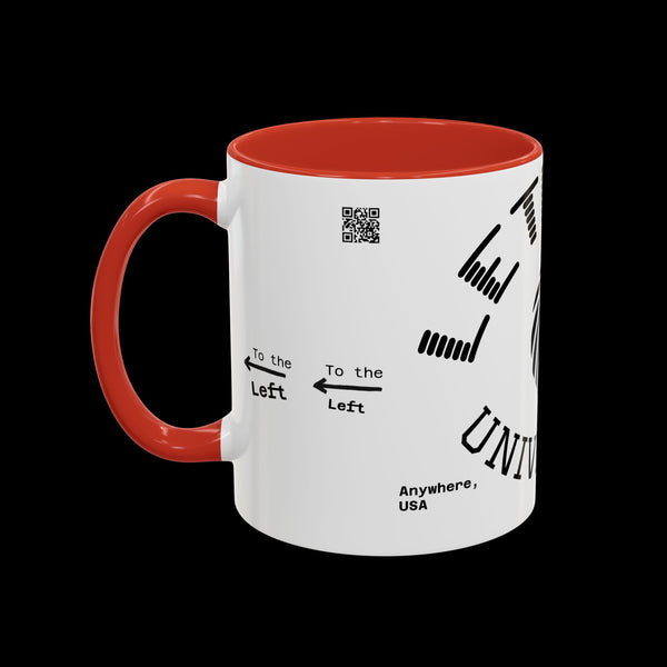 Adversity by JetLion presents Letmebe University Mug: Funny Minimalist Coffee Cup x Gift for the Unbothered x JetLion Mindset Drop