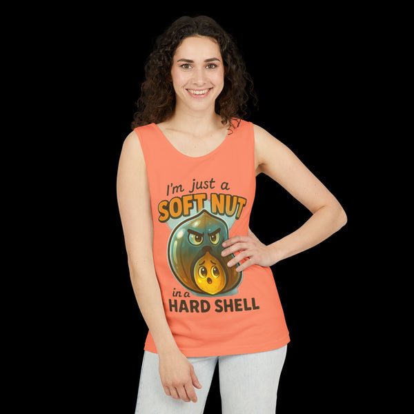 Phrazorblade by JetLion presents OnGuard – Emotional Armor Tank for the Bold and Reserved | Summer Wear, Gift for Him/Her, Casual Layering, Animal Lovers
