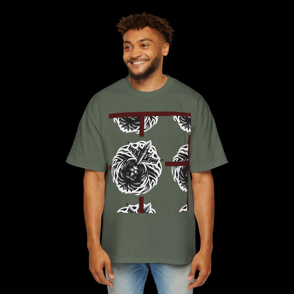 Resolute by JetLion – Statement Graphic Tee | Unshaken. Unmoved. Unapologetic. | Stylish Men's Oversized Tee, Graphic Tee, Casual Wear, Comfortable Shirt, Streetwear Fashion, Gift for Him
