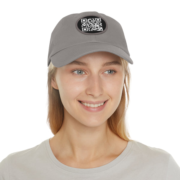 Cipher by JetLion – QR Patch Dad Hat for Silent Impact & Coded Presence Perfect for Casual Outfits, Gifts, Summer, Outdoor Adventures, Unique Accessories
