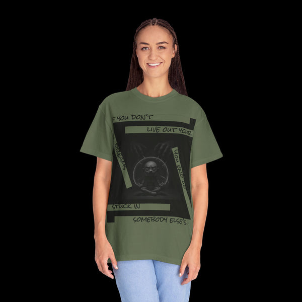 Phrazorblade by JetLion presents Detach | Inspirational Graphic Tee, Motivational T-Shirt, Unisex Casual Wear, Gift for Dreamers, Everyday Comfort, Unique Statement Shirt
