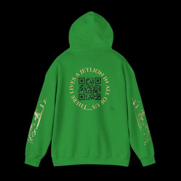 Manifest by JetLion Streak Hoodie:  Unisex Luxury Streetwear x Gift for Him x JetLion Signature Drop