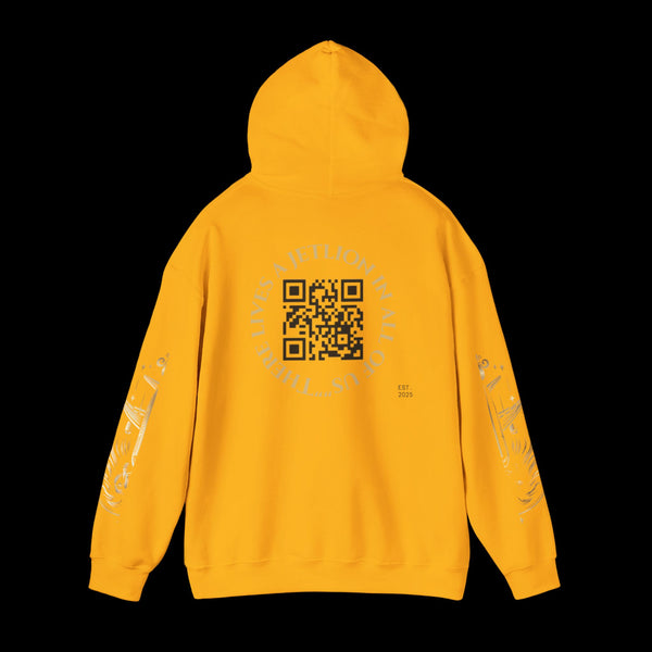 Manifest by JetLion Streak Hoodie:  Unisex Luxury Streetwear x Gift for Him x JetLion Signature Drop