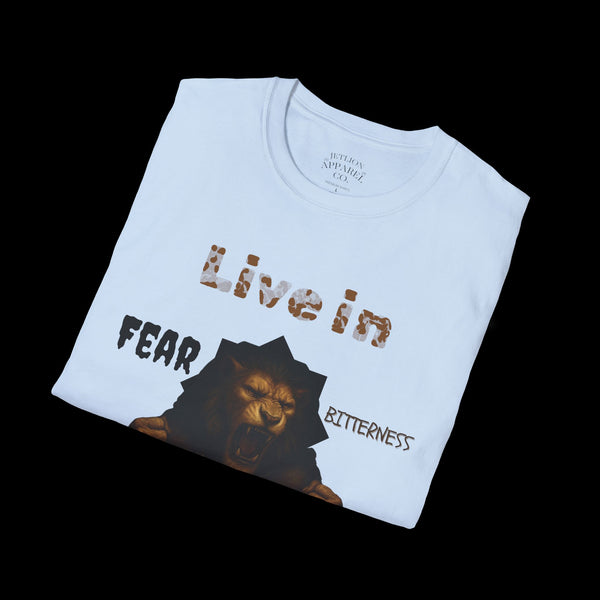 Breakthrough by JetLion Statement Tee of Unshakable Defiance | Duperfans x Phrazorblade Collaboration - Motivational Tee, Animal Lover Gift, Everyday Casual Wear, Fitness Apparel