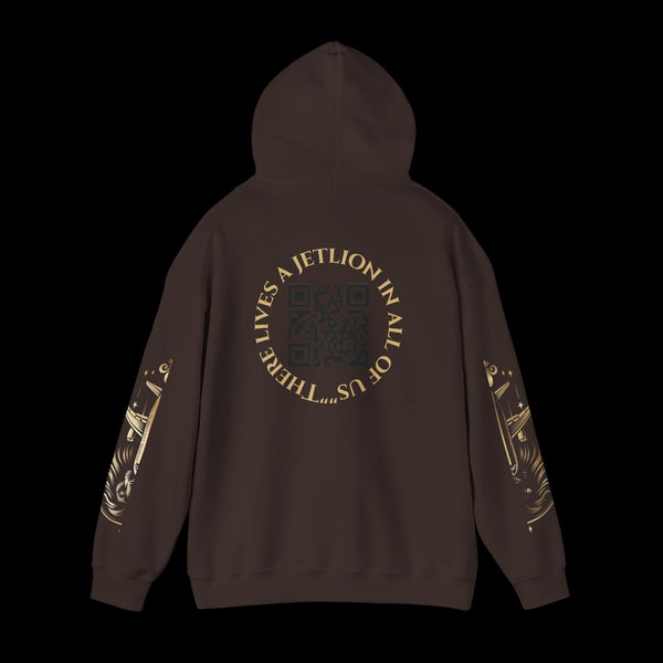 Manifest by JetLion Streak Hoodie:  Unisex Luxury Streetwear x Gift for Him x JetLion Signature Drop