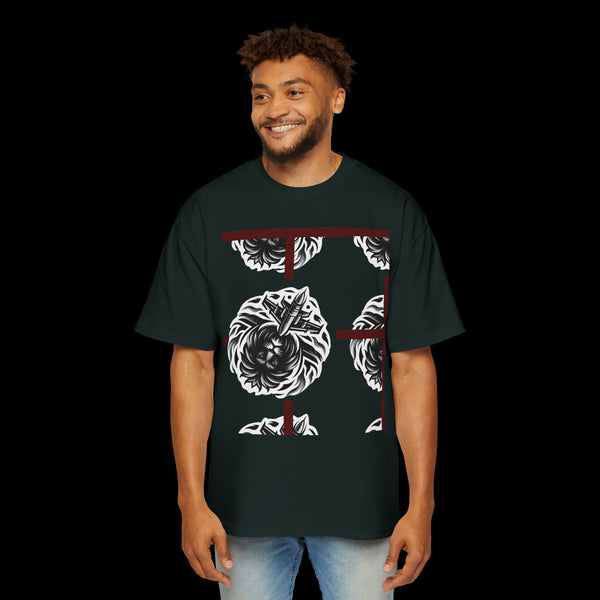 Resolute by JetLion – Statement Graphic Tee | Unshaken. Unmoved. Unapologetic. | Stylish Men's Oversized Tee, Graphic Tee, Casual Wear, Comfortable Shirt, Streetwear Fashion, Gift for Him