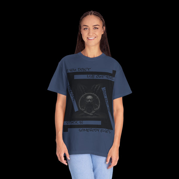 Phrazorblade by JetLion presents Detach | Inspirational Graphic Tee, Motivational T-Shirt, Unisex Casual Wear, Gift for Dreamers, Everyday Comfort, Unique Statement Shirt