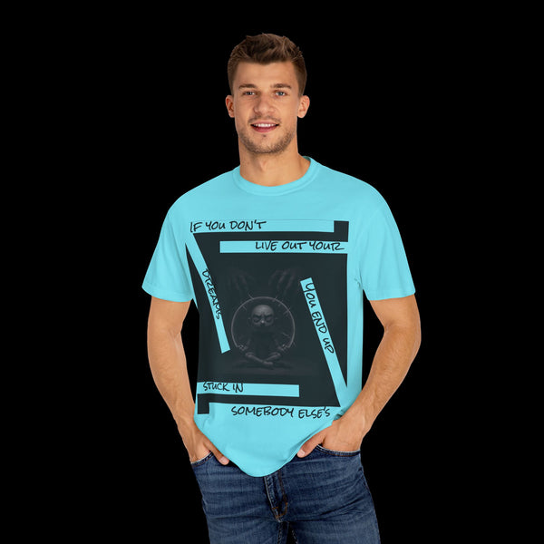 Phrazorblade by JetLion presents Detach | Inspirational Graphic Tee, Motivational T-Shirt, Unisex Casual Wear, Gift for Dreamers, Everyday Comfort, Unique Statement Shirt