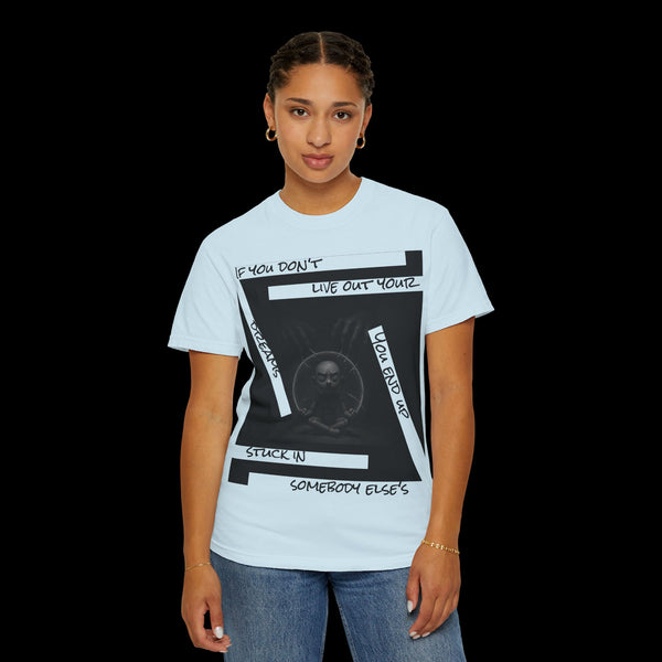 Phrazorblade by JetLion presents Detach | Inspirational Graphic Tee, Motivational T-Shirt, Unisex Casual Wear, Gift for Dreamers, Everyday Comfort, Unique Statement Shirt