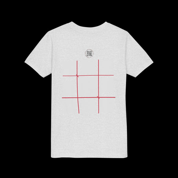 Checkmate by JetLion "Tic-Tac-Toe" Edition– Youth Statement Tee For the Ones Who Move Different | Playful Youth Tee, Fun Cotton T-Shirt, Casual Summer Wear, Kids Game Shirt, Unique Gift for Boys and Girls
