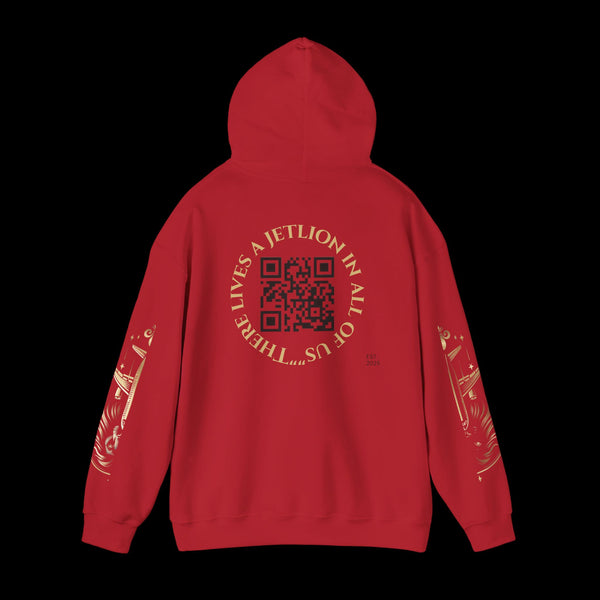 Manifest by JetLion Streak Hoodie:  Unisex Luxury Streetwear x Gift for Him x JetLion Signature Drop