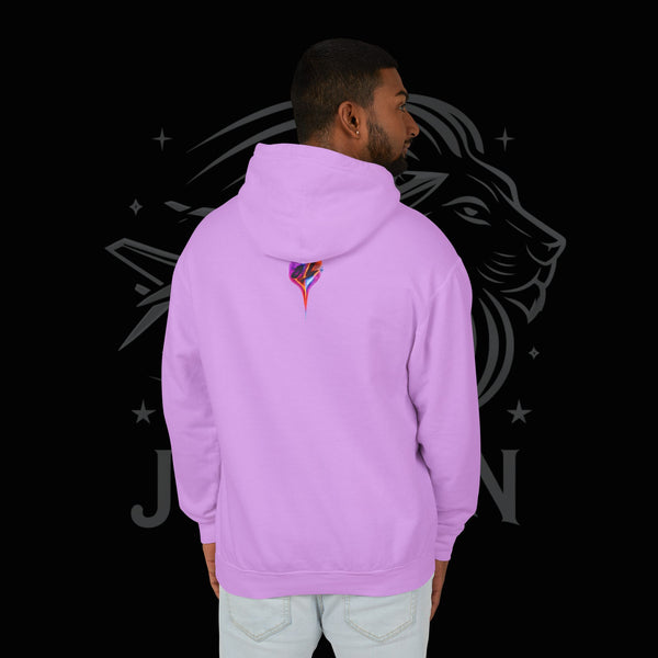 JetLion Present StarBurst Signature Lightweight Hoodie V1 — "JetLion" Cosmic Infused Graphic Sweatshirt