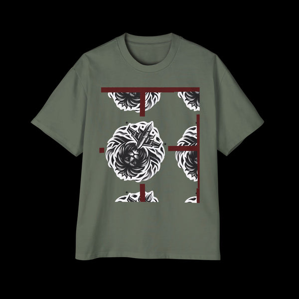 Resolute by JetLion – Statement Graphic Tee | Unshaken. Unmoved. Unapologetic. | Stylish Men's Oversized Tee, Graphic Tee, Casual Wear, Comfortable Shirt, Streetwear Fashion, Gift for Him