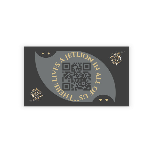 Business Cards - JetLion Apparel Unique Modern QR Code Design for My JetLion Alum