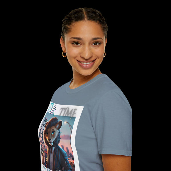 Duperfans by JetLion presents Ambassadress | Our Time. Our Way. Tee, Trendsetter Tee, Unisex Softstyle Tee, Animated Style Shirt, Perfect Gift for Kids & Teens