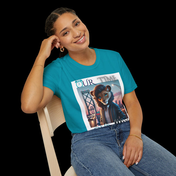 Duperfans by JetLion presents Ambassadress | Our Time. Our Way. Tee, Trendsetter Tee, Unisex Softstyle Tee, Animated Style Shirt, Perfect Gift for Kids & Teens