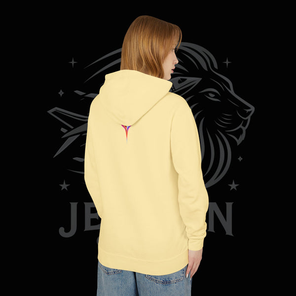 JetLion Present StarBurst Signature Lightweight Hoodie V1 — "JetLion" Cosmic Infused Graphic Sweatshirt
