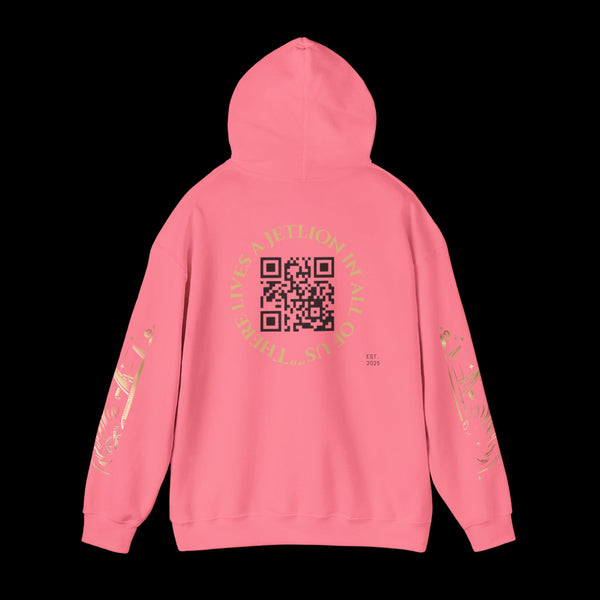 Manifest by JetLion Streak Hoodie:  Unisex Luxury Streetwear x Gift for Him x JetLion Signature Drop