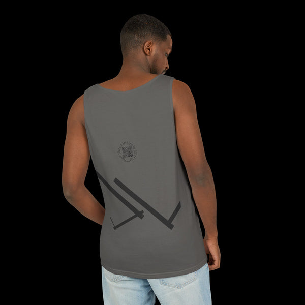 Phrazorblade by JetLion presents OnGuard – Emotional Armor Tank for the Bold and Reserved | Summer Wear, Gift for Him/Her, Casual Layering, Animal Lovers