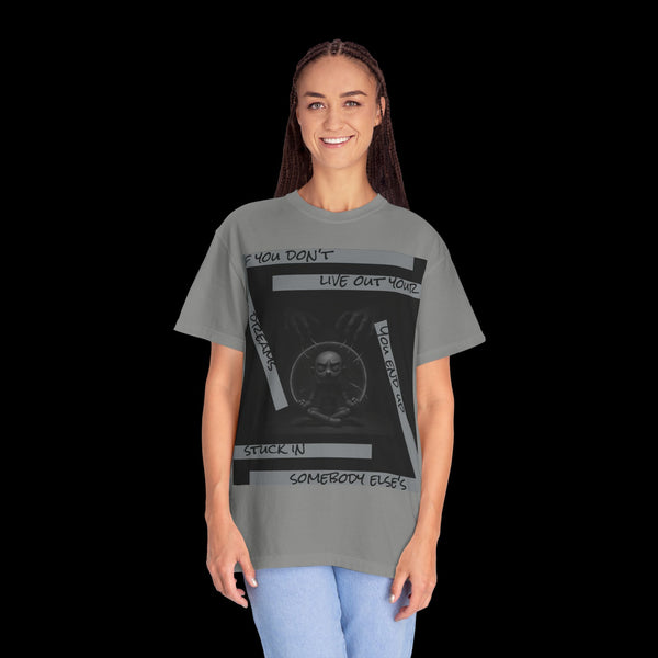 Phrazorblade by JetLion presents Detach | Inspirational Graphic Tee, Motivational T-Shirt, Unisex Casual Wear, Gift for Dreamers, Everyday Comfort, Unique Statement Shirt