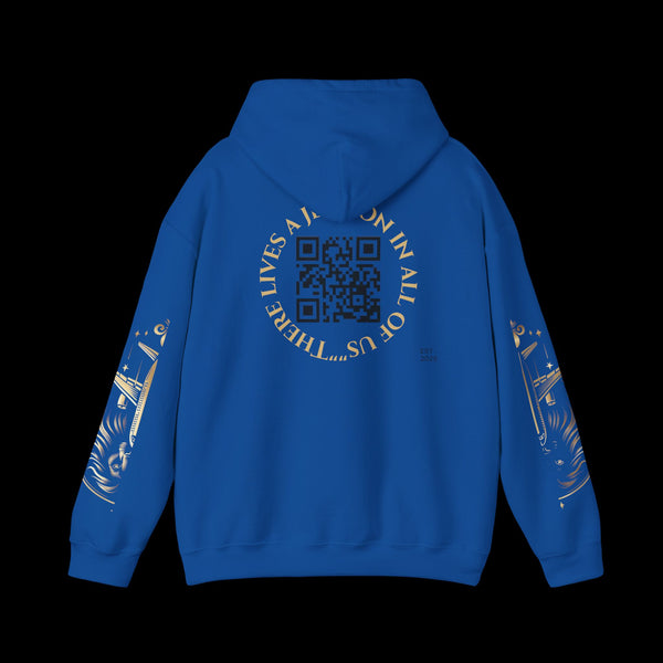 Manifest by JetLion Streak Hoodie:  Unisex Luxury Streetwear x Gift for Him x JetLion Signature Drop