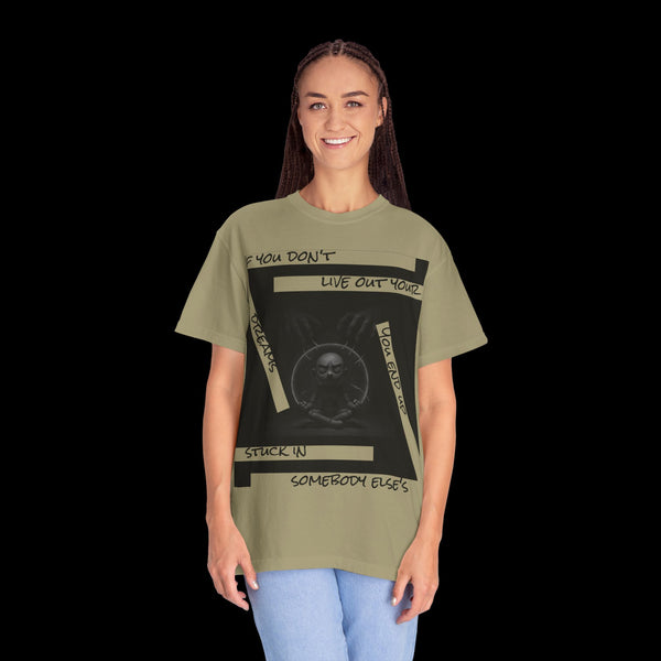 Phrazorblade by JetLion presents Detach | Inspirational Graphic Tee, Motivational T-Shirt, Unisex Casual Wear, Gift for Dreamers, Everyday Comfort, Unique Statement Shirt