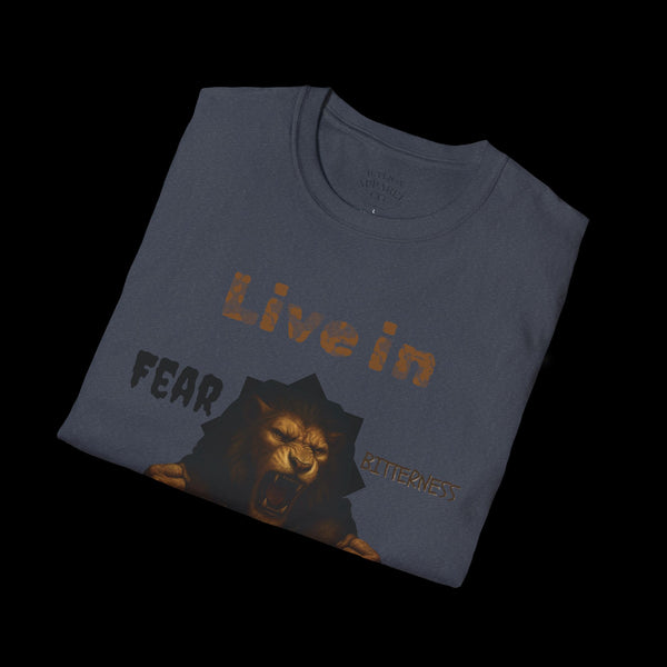 Breakthrough by JetLion Statement Tee of Unshakable Defiance | Duperfans x Phrazorblade Collaboration - Motivational Tee, Animal Lover Gift, Everyday Casual Wear, Fitness Apparel