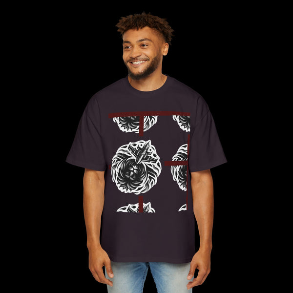 Resolute by JetLion – Statement Graphic Tee | Unshaken. Unmoved. Unapologetic. | Stylish Men's Oversized Tee, Graphic Tee, Casual Wear, Comfortable Shirt, Streetwear Fashion, Gift for Him