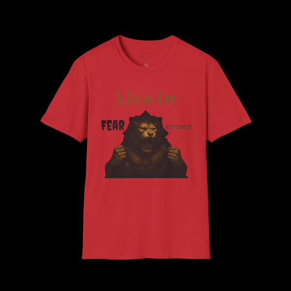 Breakthrough by JetLion Statement Tee of Unshakable Defiance | Duperfans x Phrazorblade Collaboration - Motivational Tee, Animal Lover Gift, Everyday Casual Wear, Fitness Apparel
