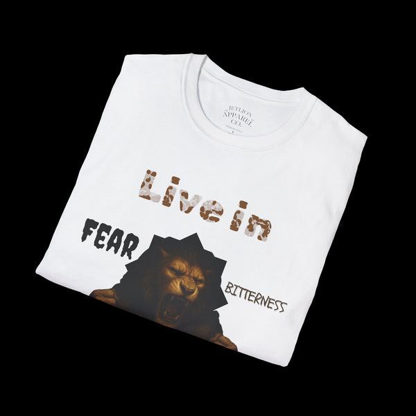 Breakthrough by JetLion Statement Tee of Unshakable Defiance | Duperfans x Phrazorblade Collaboration - Motivational Tee, Animal Lover Gift, Everyday Casual Wear, Fitness Apparel
