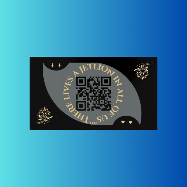 Business Cards - JetLion Apparel Unique Modern QR Code Design for My JetLion Alum