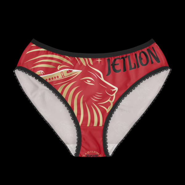 Fierce Edition: Vibrant Essentials by JetLion | Women’s Underwear (Red) | Soft Comfort with Quiet Confidence, Cute Gifts for Her, Fun Lingerie, Everyday Essentials