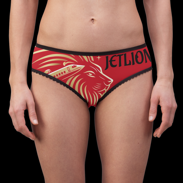 Fierce Edition: Vibrant Essentials by JetLion | Women’s Underwear (Red) | Soft Comfort with Quiet Confidence, Cute Gifts for Her, Fun Lingerie, Everyday Essentials