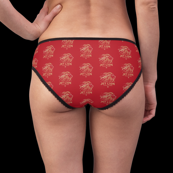 Fierce Edition: Vibrant Essentials by JetLion | Women’s Underwear (Red) | Soft Comfort with Quiet Confidence, Cute Gifts for Her, Fun Lingerie, Everyday Essentials
