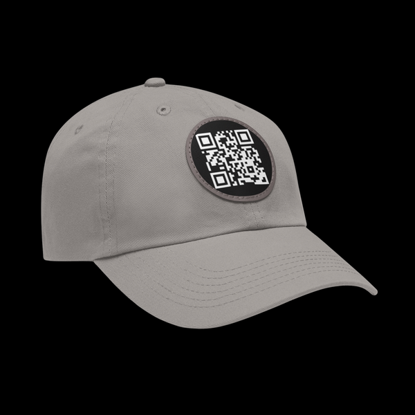 Cipher by JetLion – QR Patch Dad Hat for Silent Impact & Coded Presence Perfect for Casual Outfits, Gifts, Summer, Outdoor Adventures, Unique Accessories