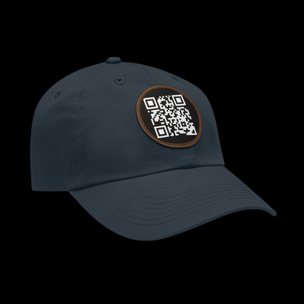 Cipher by JetLion – QR Patch Dad Hat for Silent Impact & Coded Presence Perfect for Casual Outfits, Gifts, Summer, Outdoor Adventures, Unique Accessories