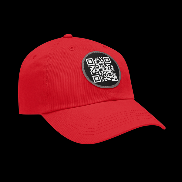 Cipher by JetLion – QR Patch Dad Hat for Silent Impact & Coded Presence Perfect for Casual Outfits, Gifts, Summer, Outdoor Adventures, Unique Accessories