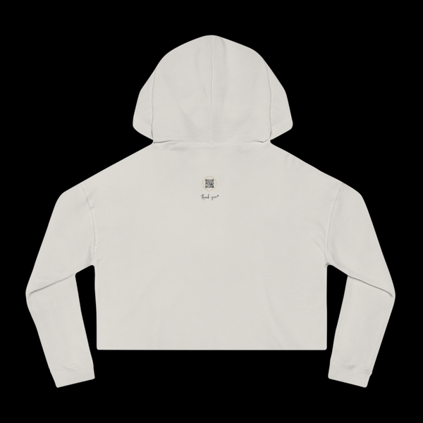 Adversity by JetLion – LetMeBe University Cropped Hoodie | Cropped Hooded Sweatshirt with Lion Design, Stylish Sweatshirt for College, Gift for Her, Casual Outfit, Trendy Top