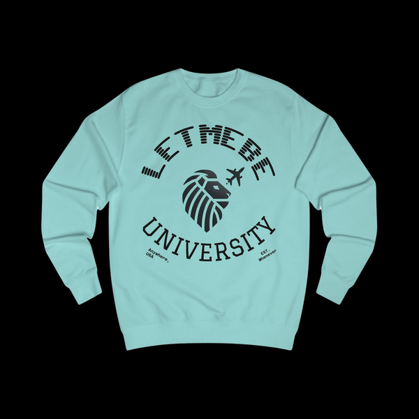 Adversity by JetLion Presents the Letmebe University Sweatshirt: Unisex Sweatshirt Design, Cozy Casual Wear, Perfect Graduation Gift, College Apparel, Trendy, Everyday Style