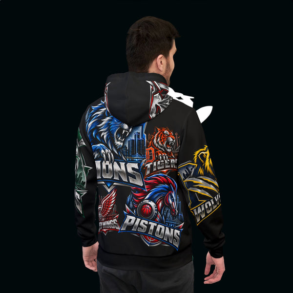 BackBone by JetLion— Detroit Sports Culture Hoodie