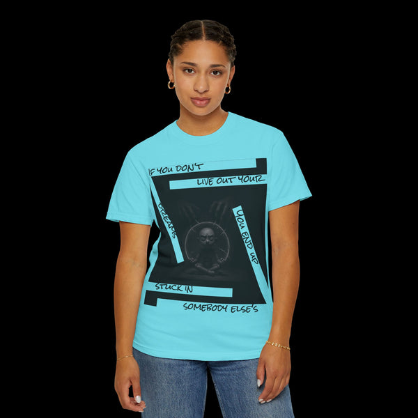Phrazorblade by JetLion presents Detach | Inspirational Graphic Tee, Motivational T-Shirt, Unisex Casual Wear, Gift for Dreamers, Everyday Comfort, Unique Statement Shirt
