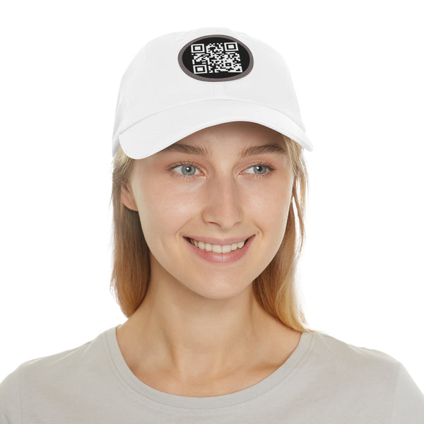 Cipher by JetLion – QR Patch Dad Hat for Silent Impact & Coded Presence Perfect for Casual Outfits, Gifts, Summer, Outdoor Adventures, Unique Accessories
