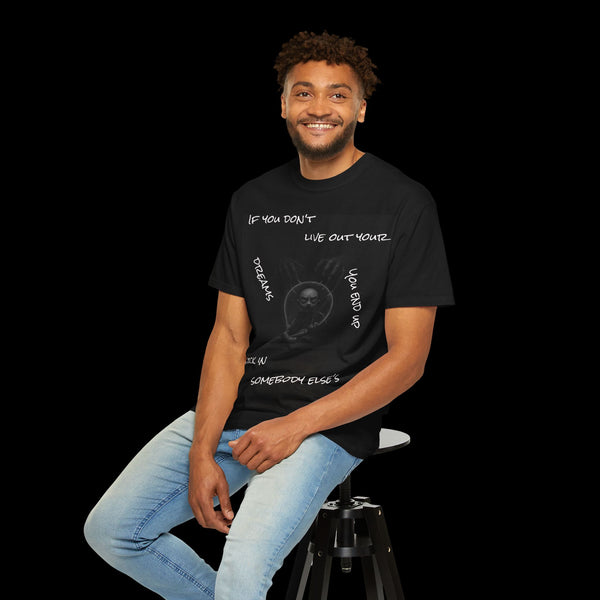 Phrazorblade by JetLion presents Detach | Inspirational Graphic Tee, Motivational T-Shirt, Unisex Casual Wear, Gift for Dreamers, Everyday Comfort, Unique Statement Shirt
